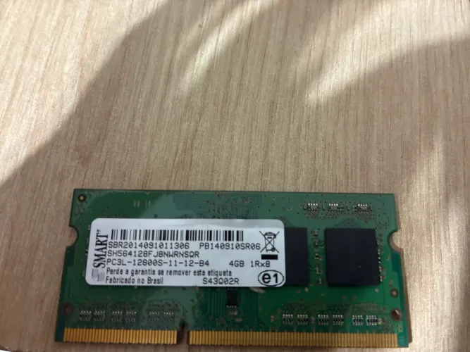 Memória ram 4GB