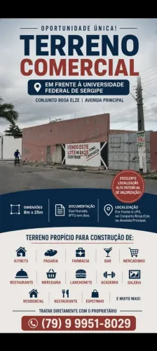 LOTE COMERCIAL FRENTE À UFS