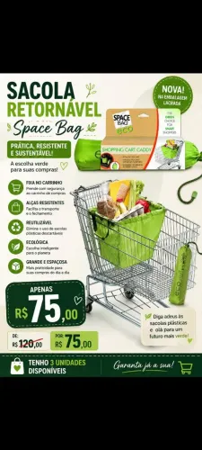 Sacola retornável Space Bag