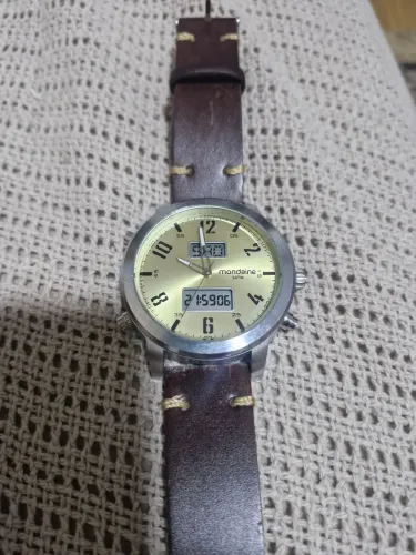 Relógio Masculino Mondaine Anadigi Casual - Bateria Nova