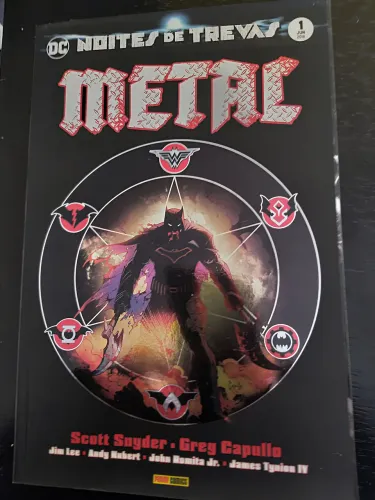BATMAN NOITE DE TREVAS METAL/DEATH METAL 14 EDIÇÕES,2 ESPECIAIS METAL