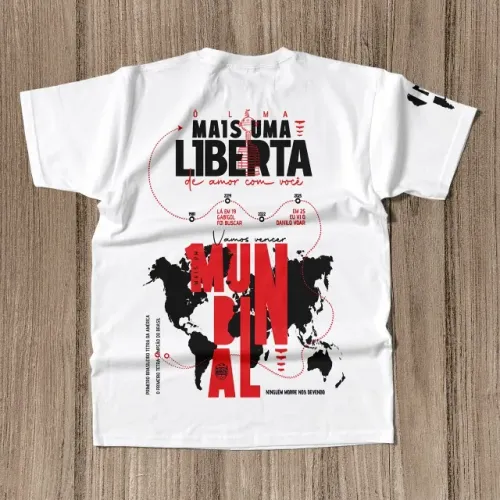 Camisa Flamengo Branca - Tetra da Libertadores
