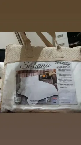 Conjunto de lençol de casal (Queen) 4 Peças