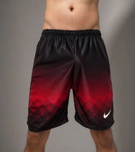 Shorts Vermelho Degrade