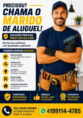 Marido de aluguel (pequenos reparos)