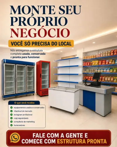 Equipamentos para mercadinho