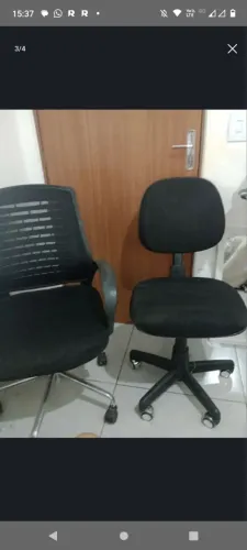 Cadeira de escritório a com braço 150.00 e sem 100.00