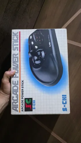 Seminovo Controle Arcade Power Stick Megacom Mega Drive (leia)