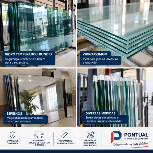 VIDROS BLINDEX À PRONTA ENTREGA - DIVERSOS TAMANHOS