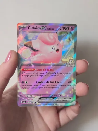 Carta Pokemon Clefairy ex da Lílian (056/159)
