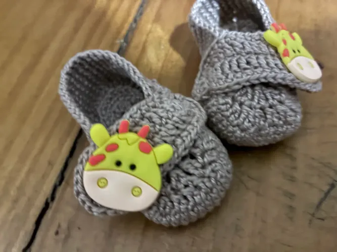 Sapatinho crochê para seu bebê 