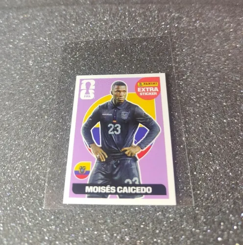 Moisés Caicedo - Extra Sticker Roxa (Equador)