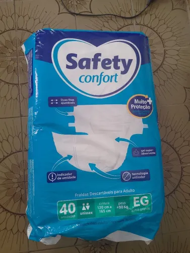 Fraldas descartáveis adulto com 40