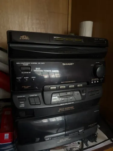 Cd player Sharp 3 em 1