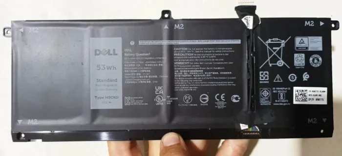 Bateria original notebook Dell H5CKD 53Wh / 15V