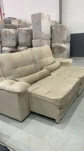 Sofá Retrátil Reclinável 2.40