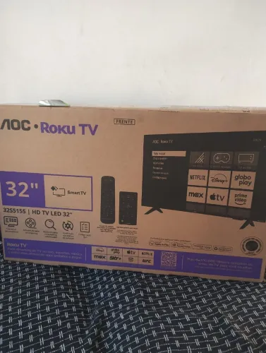 Vendo TV Roku na caixa