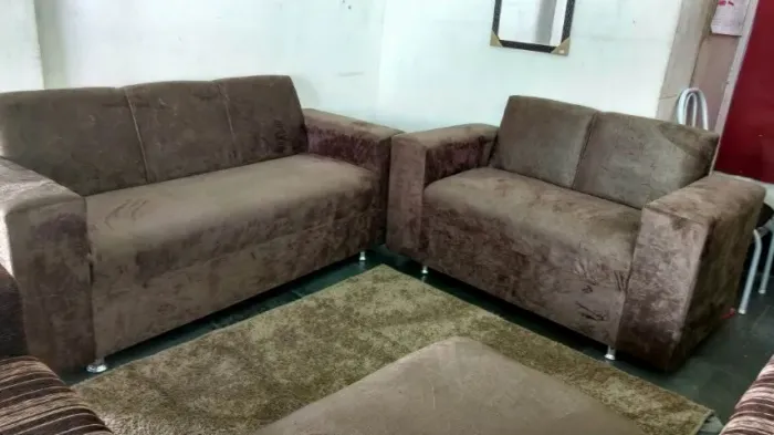Sofá 2 e tres lugares Suede D33 Duravel Confortável Promoção