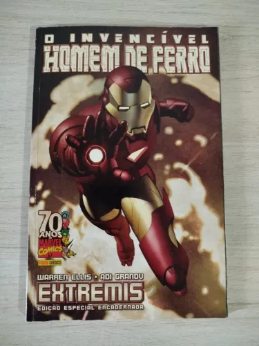 HQ Quadrinhos Homem De Ferro - Extremis (encadernado capa cartão)