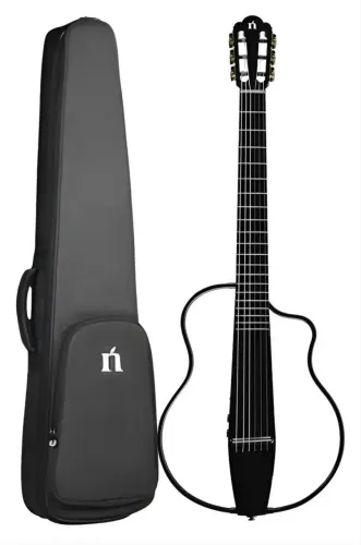 Violão Natasha NBSG Nylon Smart l Preto - PRONTA ENTREGA