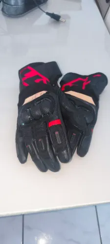 Luvas X11 de couro novas