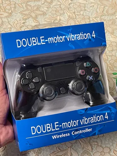 Controle Sem Fio Compatível com PS4 e PC | Dual Vibration | Bluetooth | Recarregável