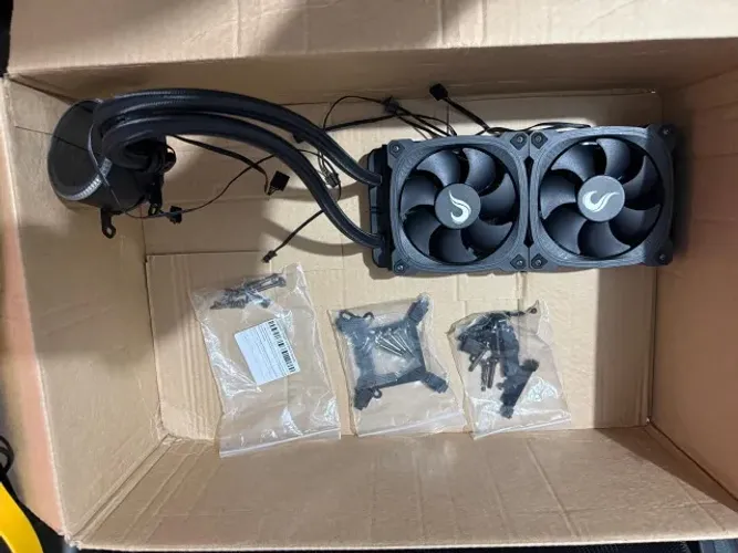 Water Cooler Rise Mode Aura Ice Black 240mm ARGB