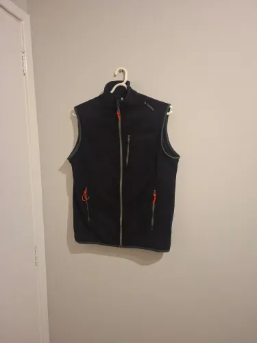 Colete fleece preto quechua M