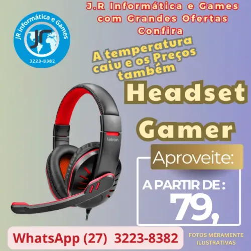 Headset Gamer - Qualidade, Conforto e Imersão
