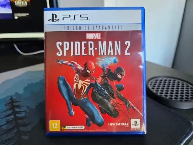 Jogo Mídia física Spider Man 2 PS5 Edição de Lançamento Novinho