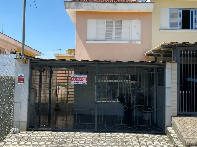 COMPRE Sobrado -168 m2, 2 suites, 2 vagas, Vila Rio Branco/SP