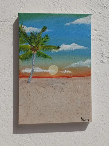 Tela - Vista Para o Mar - Paisagem de Oceano Decorativa