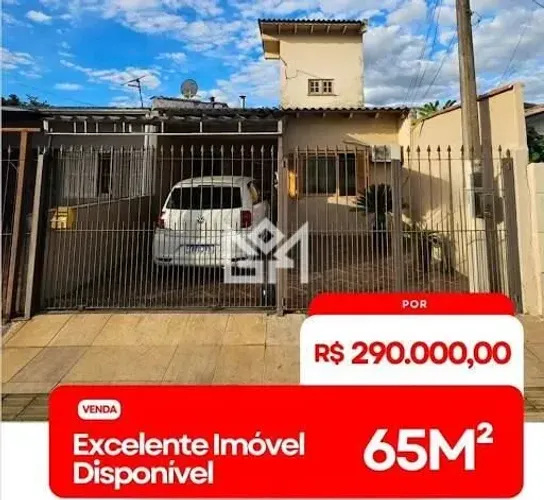 Casa com Varanda Gourmet e Churrasqueira à Venda no Bairro Castelo Branco em Gravataí