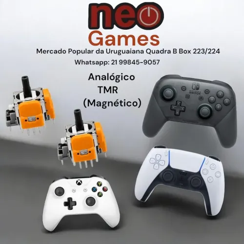Troca de Analógico Padrão para Hall Effect TMR