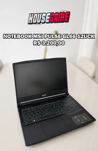 Notebook MSI Pulse GL66 12UCK
