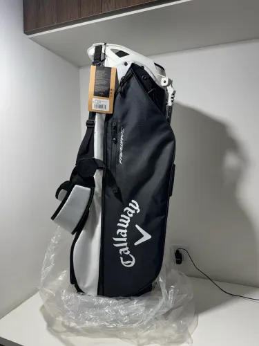 Bolsa de Golfe Callaway Fairway C Double Strap Branca e Preta