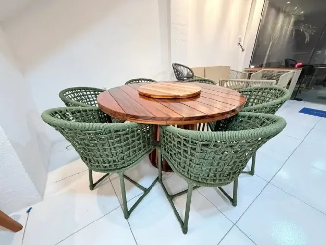 Mesa área gourmet 