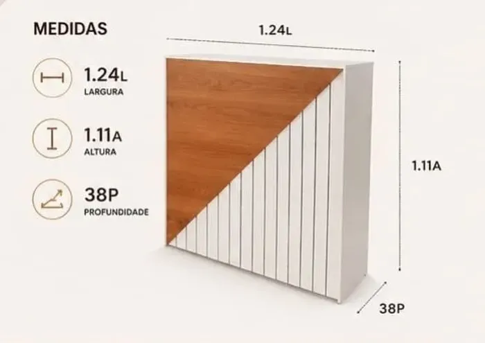 Balcão caixa para atendimento em mdf