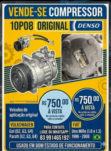 Compressor 10P08 ar-condicionado