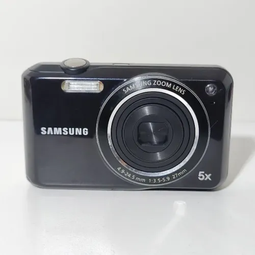 Câmera Digital Samsung ES68 12MP 5x Preta + Acessórios