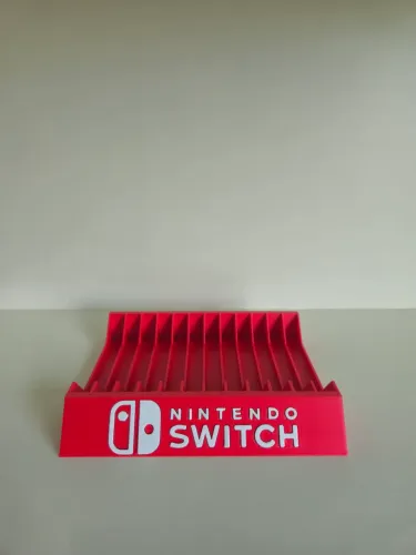 Suporte Porta Jogos Nintendo Switch 3D - Organizador de Cartuchos e Cases