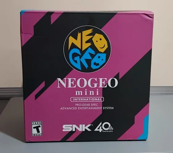 Neo Geo mini 600,00 sair logo!