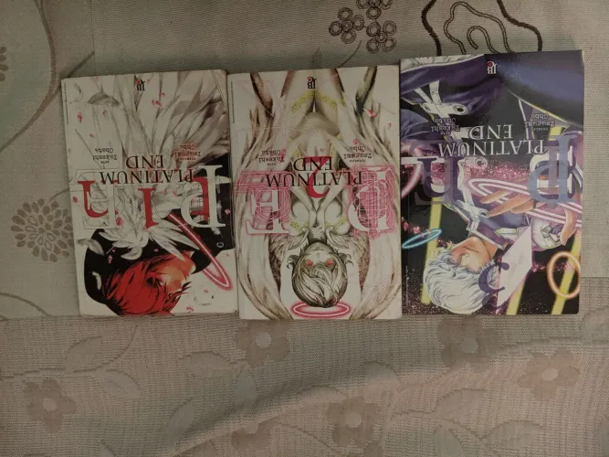 Mangá Platinum End - Vol. 1, 2 e 3.