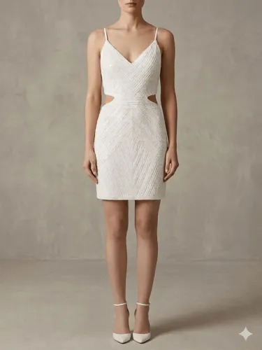Vestido bordado Arrazo Fashion