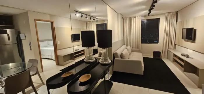 Alugo Exclusive Home Mobiliado de 01 Quarto no Centro - Campina Grande - PB