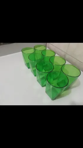jogo de copos de acrílico