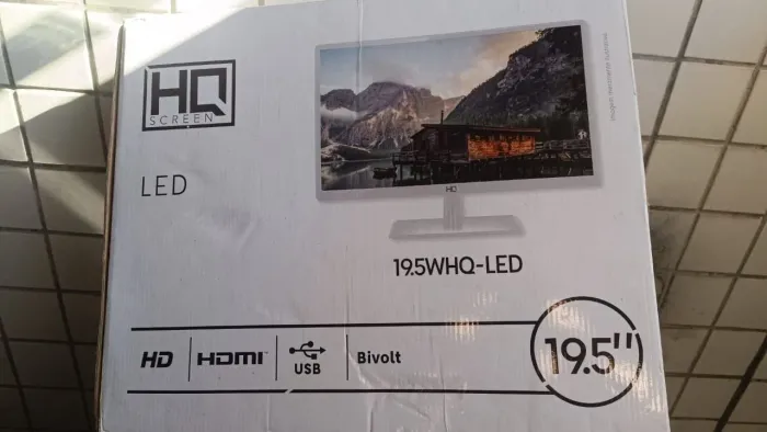 Monitor Led 19.5 HQ 19.5WHQ-Led Hdmi Branco