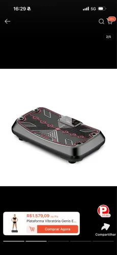 Plataforma vibratória Genis- Polishop
