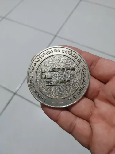 Medalha de 20 anos do Laboratório Farmacêutico do Estado de Pernambuco S.A.
