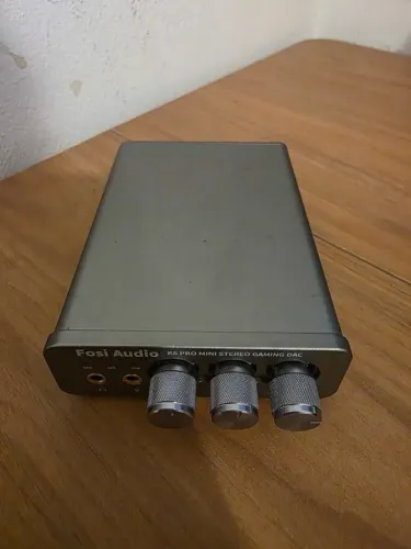 Kit Áudio Fosi K5 Pro Mini DAC + Douk Audio U3 Amplificador